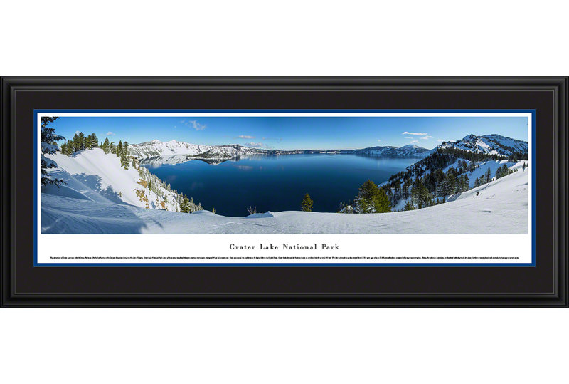 Vault W Artwork Crater Lake National Park Winter By James Blakeway Framed Photographic Print Wayfair