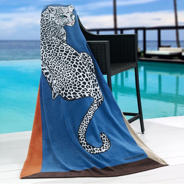 Hello Kitty Blue Love Hard Beach Towel Swimming Holiday 70x140 100% cotton 