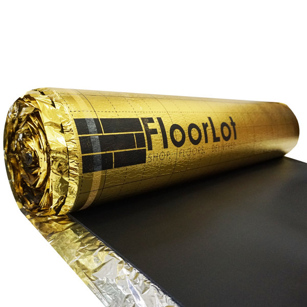 Floorlot Flooring 3 In 1 Premium Flooring Underlayment 3mm 200 Sq Ft Roll Reviews Wayfair