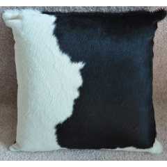 black suede pillows