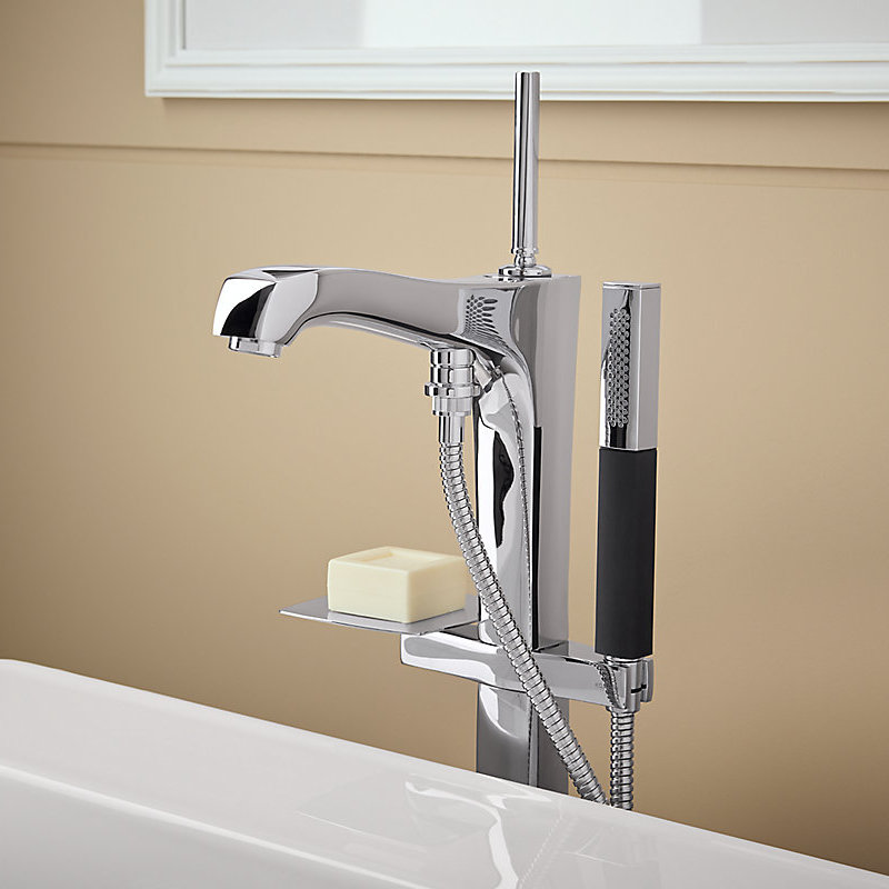 Kohler Margaux Floor Mount Bath Filler With Hand Shower Wayfair