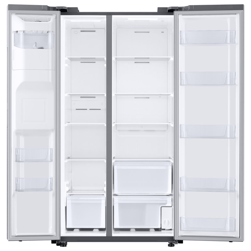 Samsung 36 Side By Side 27 4 Cu Ft Energy Star Refrigerator Reviews Wayfair