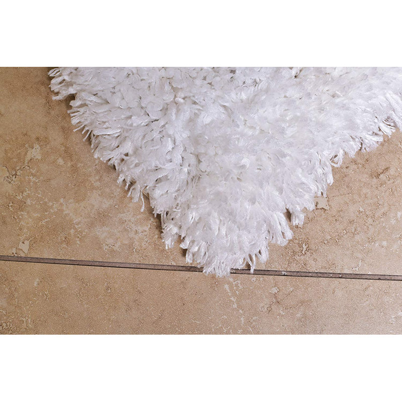 Millwood Pines Tabitha Super Soft Handmade White Area Rug Super Soft Handmade White Area Rug