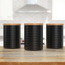 Wayfair | Black Kitchen Canisters & Jars You'll Love in 2022