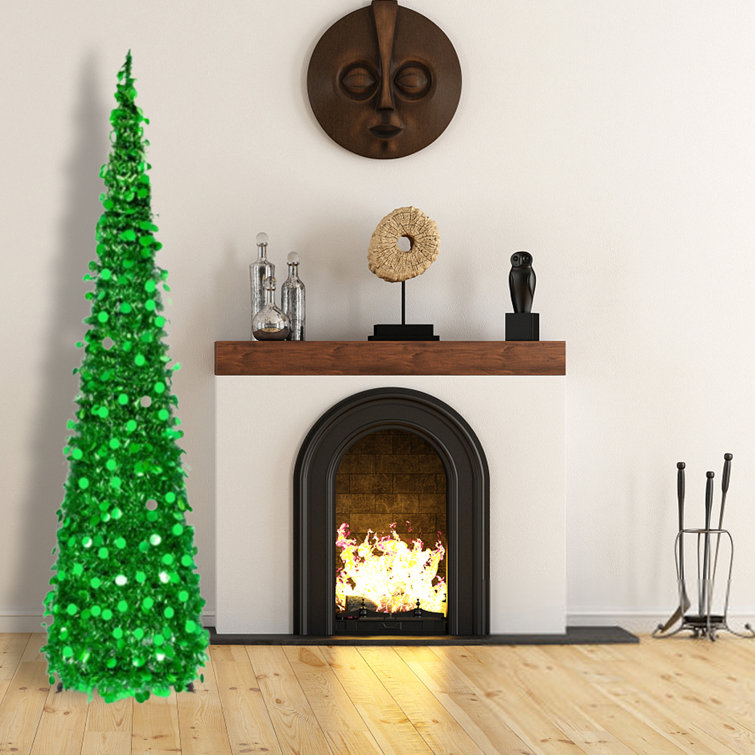 Greendot Hours On Christmas Eve 2022 The Holiday Aisle® 60'' H Slender Green Christmas Tree | Wayfair
