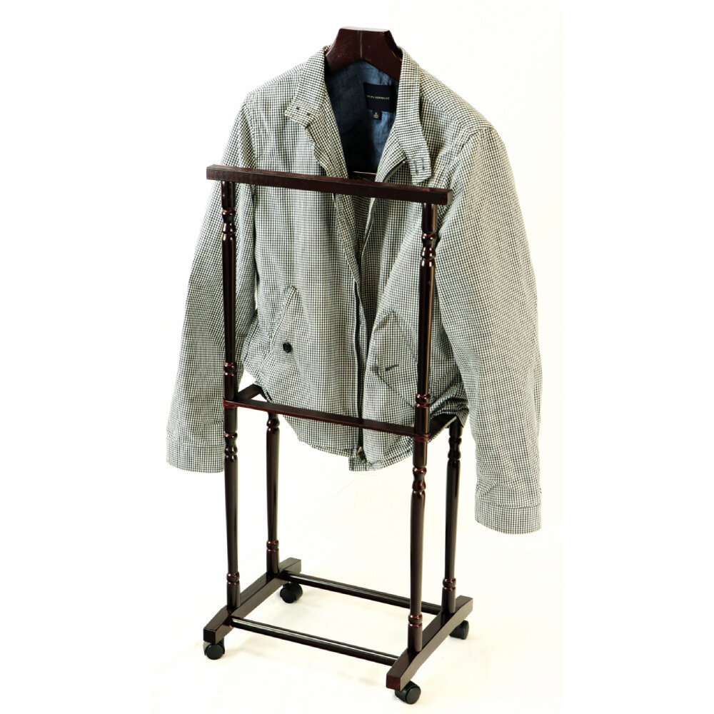 Winston Porter Riesner Men Suit Valet Stand With Suit Hanger