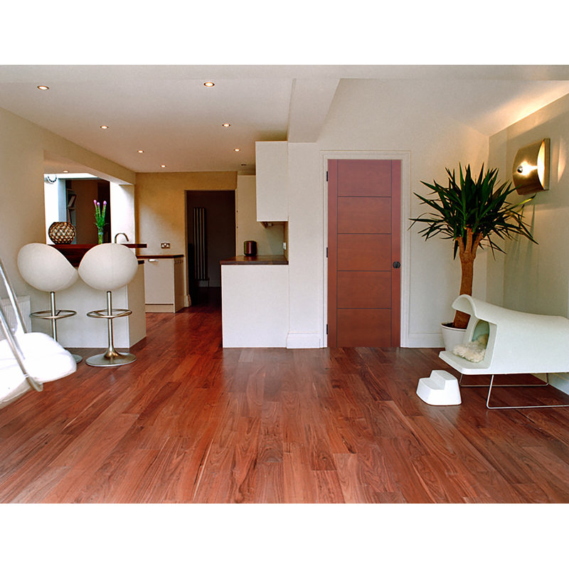Creativeentryways Flush Wood Hollow Finish Contemporary Standard
