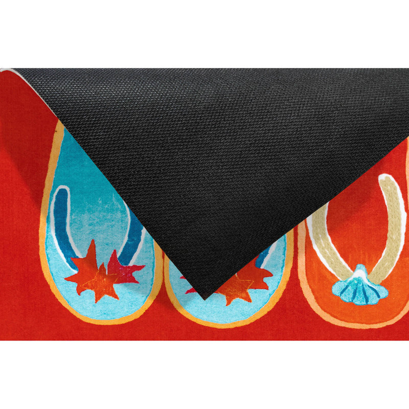 Bay Isle Home Thurman Flip Flop Ombre Non Slip Outdoor Door Mat
