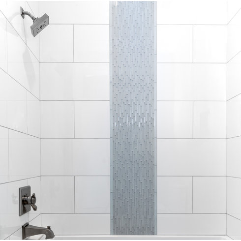 Emser Tile Style 6 X 1 Porcelain Corner Piece Trim In Pure Style 6 X 1 Porcelain Corner Piece Tile Trim In
