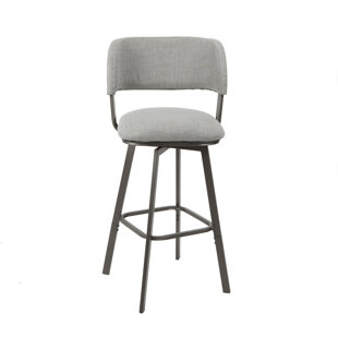 Alydar Adjustable Height Swivel Bar Stool by Ebern Designs