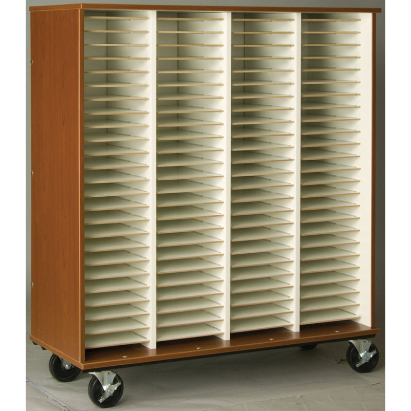 Stevens Id Systems Music 55 Choral Folio Storage With Casters