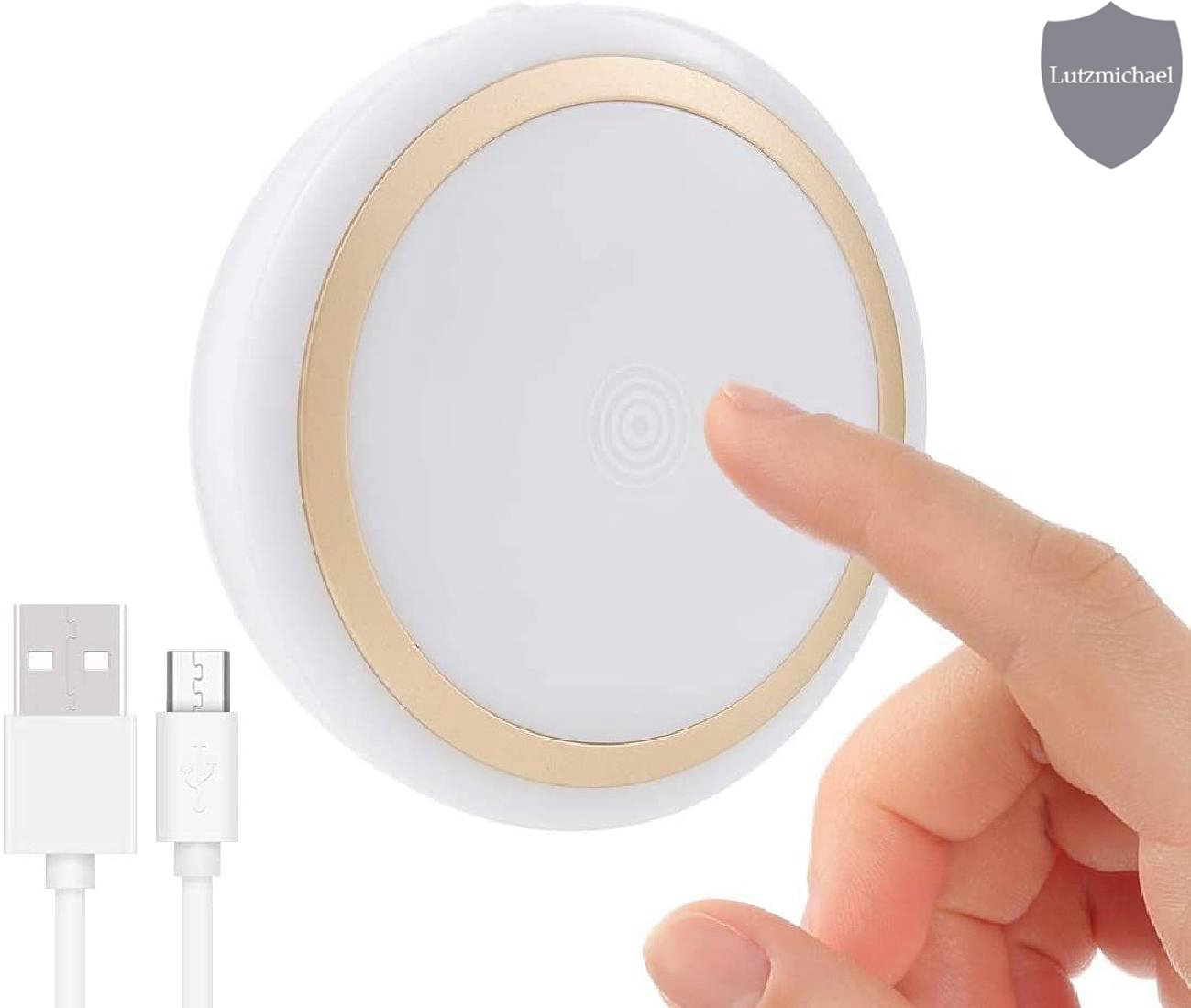 menggutong Wireless Stickon Rechargeable Touch Light with Timer Night