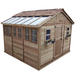 Keter Shed Shelves Wayfair D Solid Wood Storage Shed