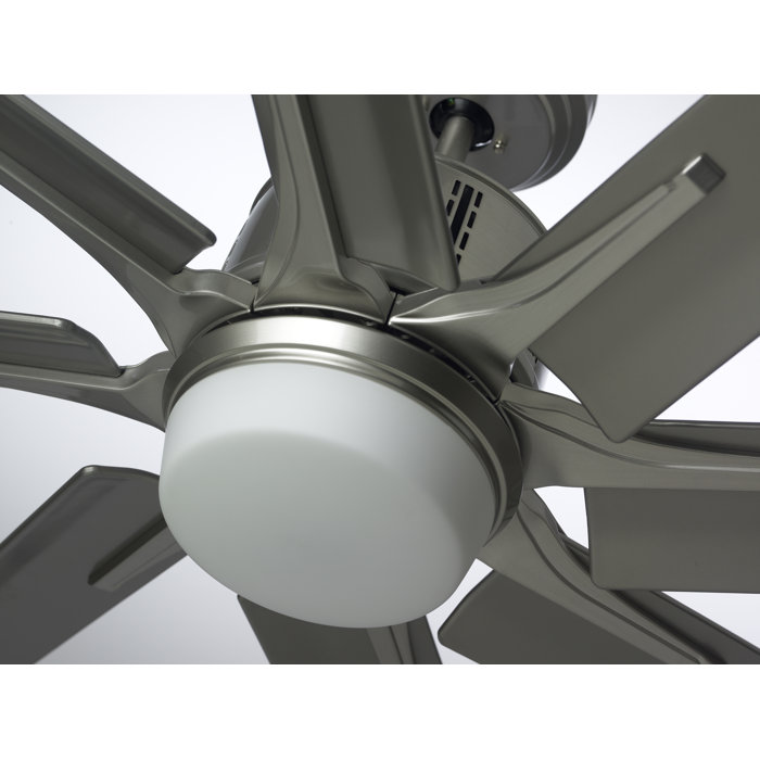 72 Shayna 8 Blade Led Ceiling Fan With Light Kit Included