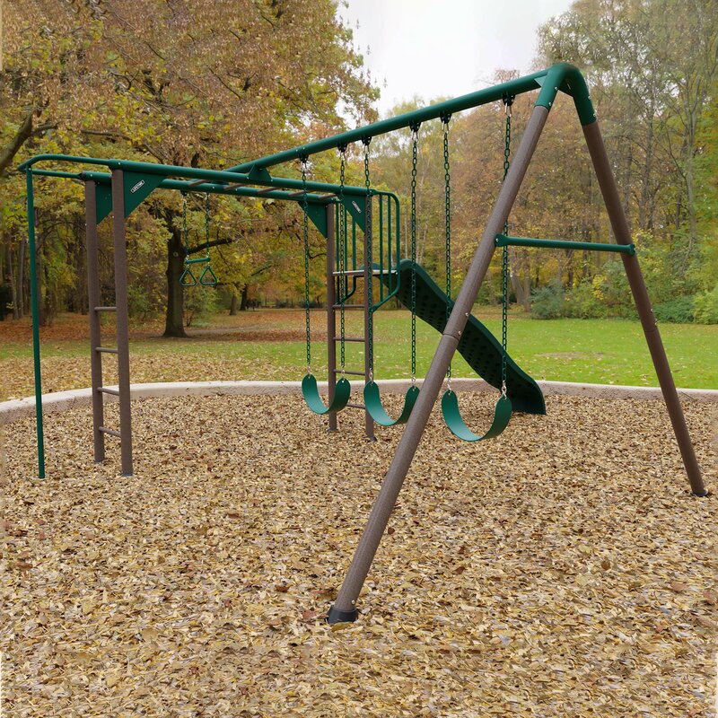 playground set with monkey bars