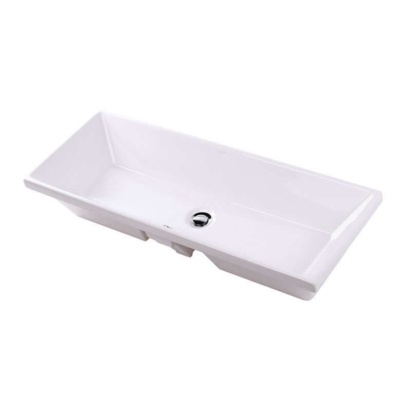 Lacava Aquasei White Rectangular Undermount Bathroom Sink With Overflow Perigold