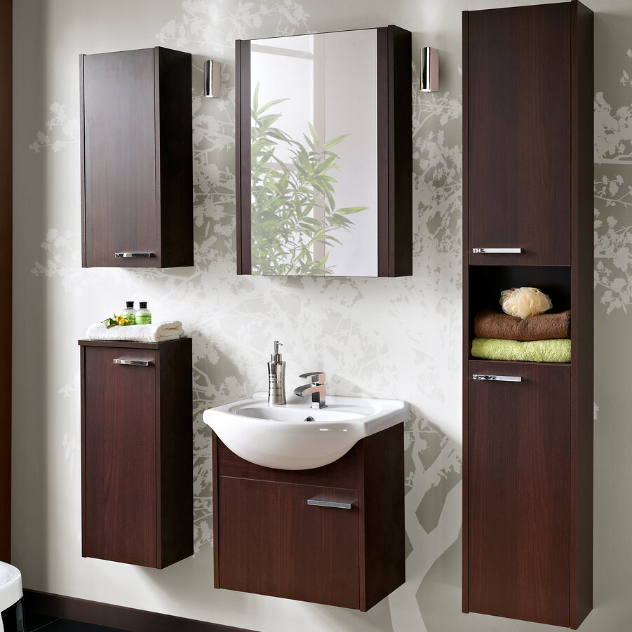 Belfry Bathroom New York 49cm Wall Mounted Bathroom Furniture Set