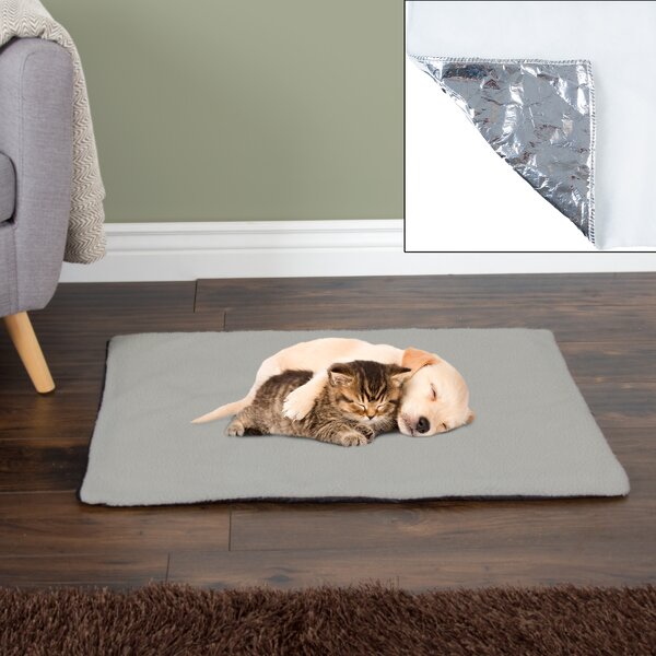 USA Soft Warm Dog Cat Pet Mat Bed Pad Self Heating Rug Thermal Washable Pillow