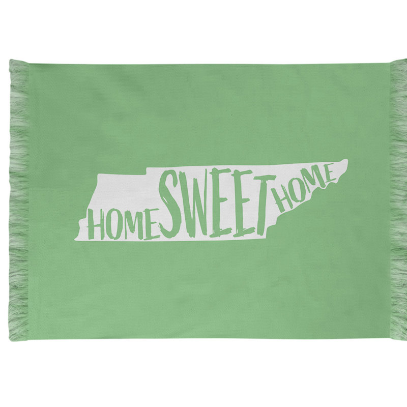 East Urban Home Home Sweet Tennessee Green Area Rug Wayfair