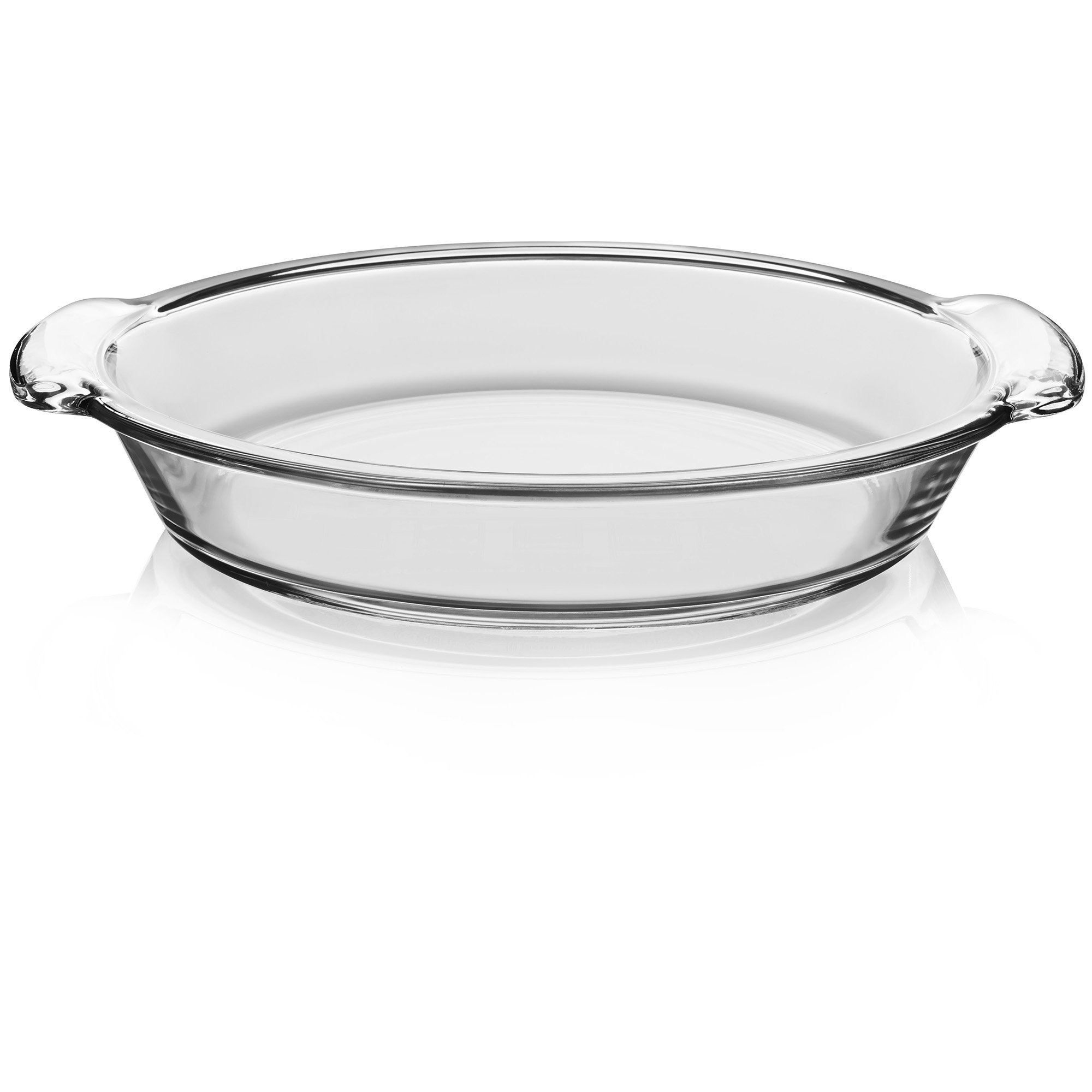 clear pie dish