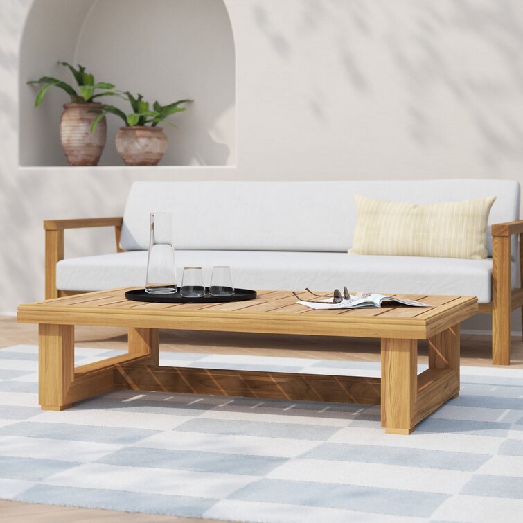 teak outdoor side table