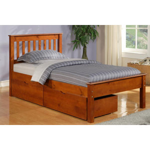Donco Kids Twin Slat Bed with Storage