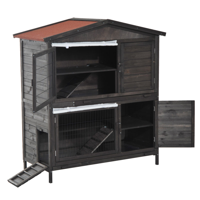double decker rabbit cage