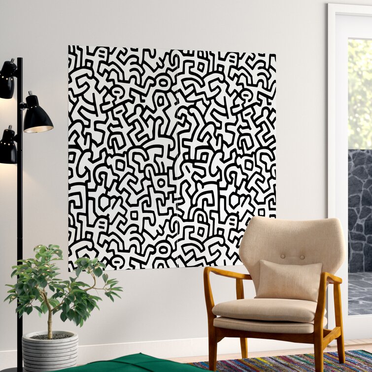 Ebern Designs Keith Haring Wall Decals Reviews Wayfair