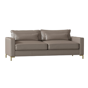 Modern Contemporary Extra Deep Leather Sofa Allmodern Maxine Leather Sofa