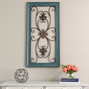 Arched Metal Gate Wall Decor Wayfair Scroll Gate Wall Décor
