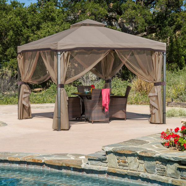 10 X 10 Gazebo With Netting Wayfair
