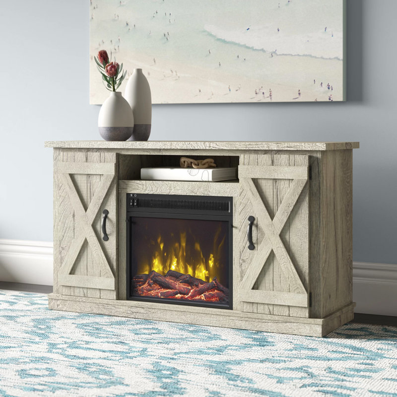 Lorraine Tv Stand For Tvs Up To 55 With Electric Fireplace