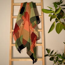 PLAIN HEAVYWEIGHT 1.5 KILO BROWN SOFT RIBBED FLEECE THROW BLANKET 150 X 200CM 