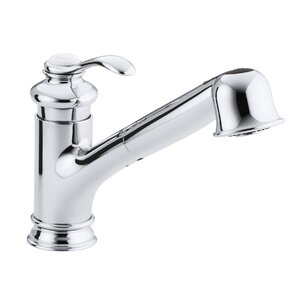 Fairfax Single-Hole or Three-Hole Kitchen Sink Faucet with 9
