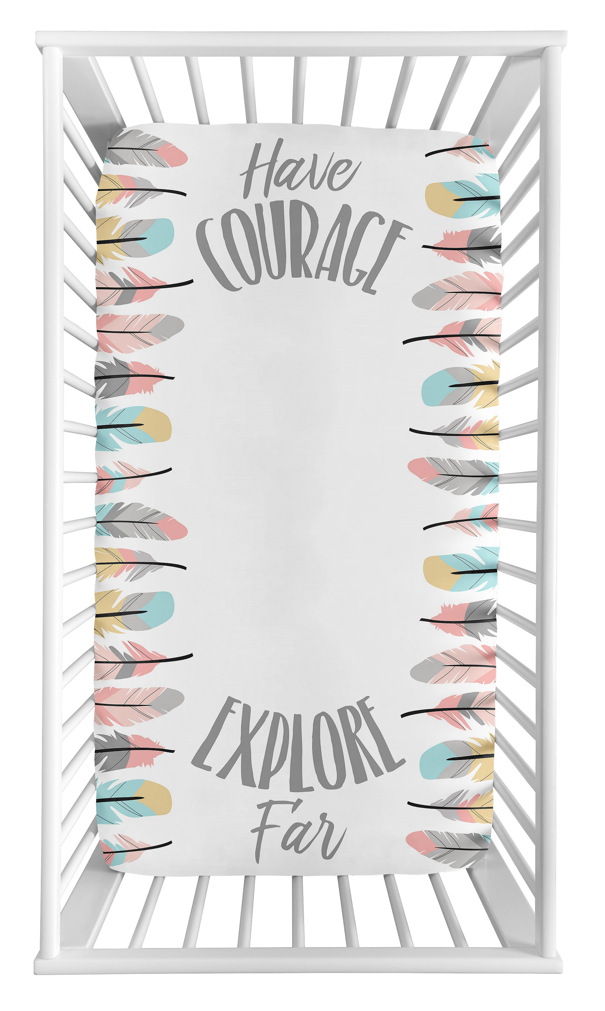 sweet jojo designs feather collection