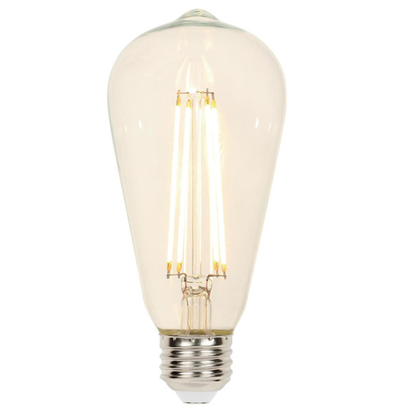 60 Watt Equivalent St20 Led Dimmable Light Bulb Warm White 2700k E26 Medium Standard Base Reviews Joss Main