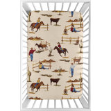 western crib sheets