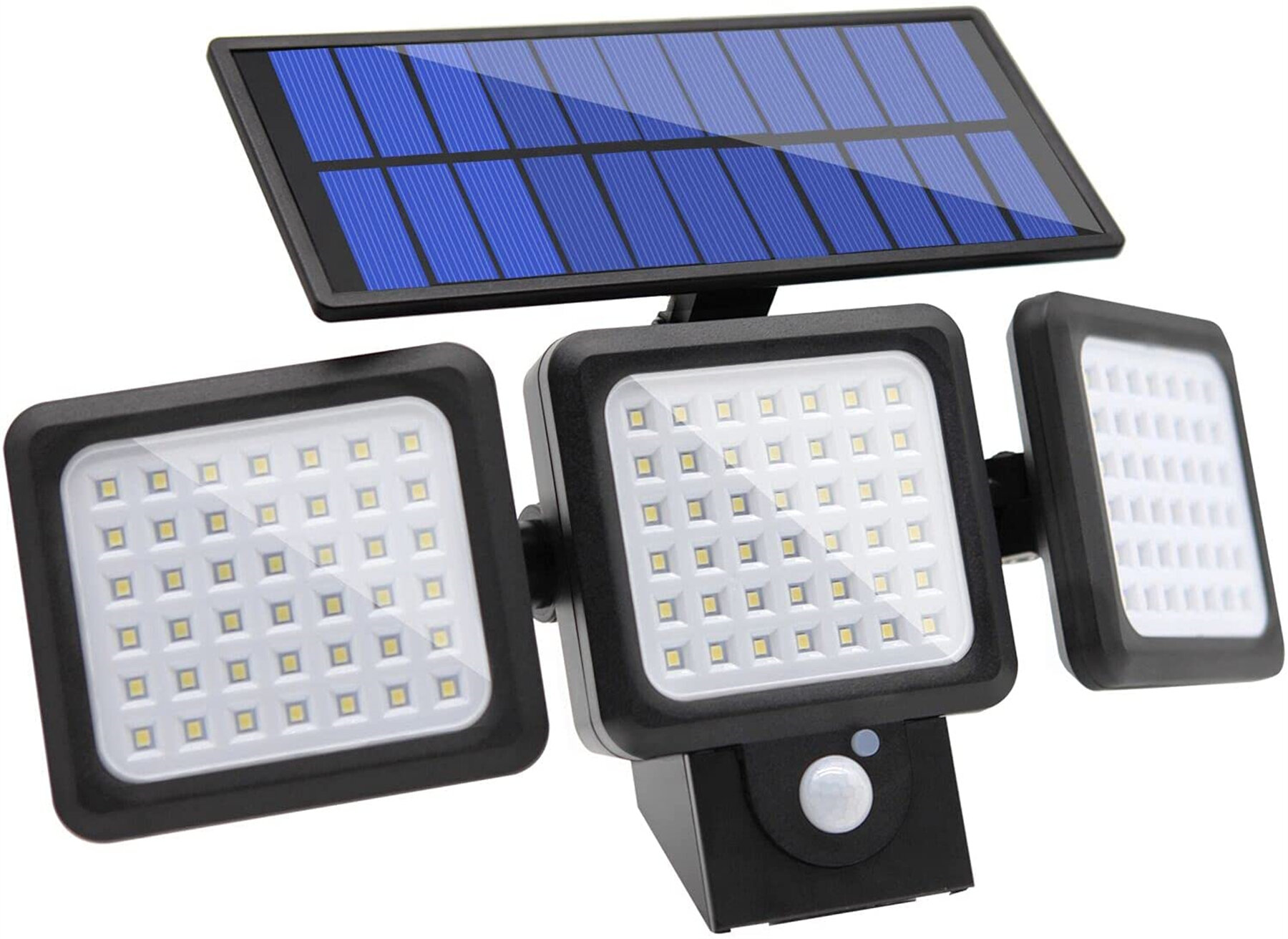 1,800LM LED Solar Street Light Outdoor Commercial IP65 Waterproof Dusk to Dawn 