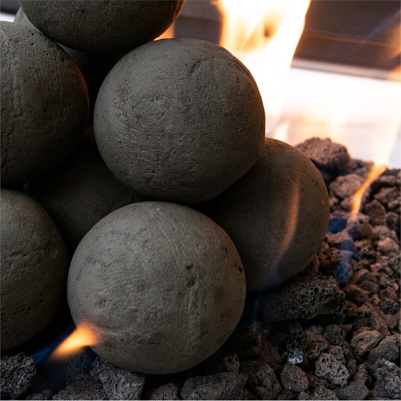 Fire Pit Essentials 23 Piece Balls Fire Pit Set Wayfair