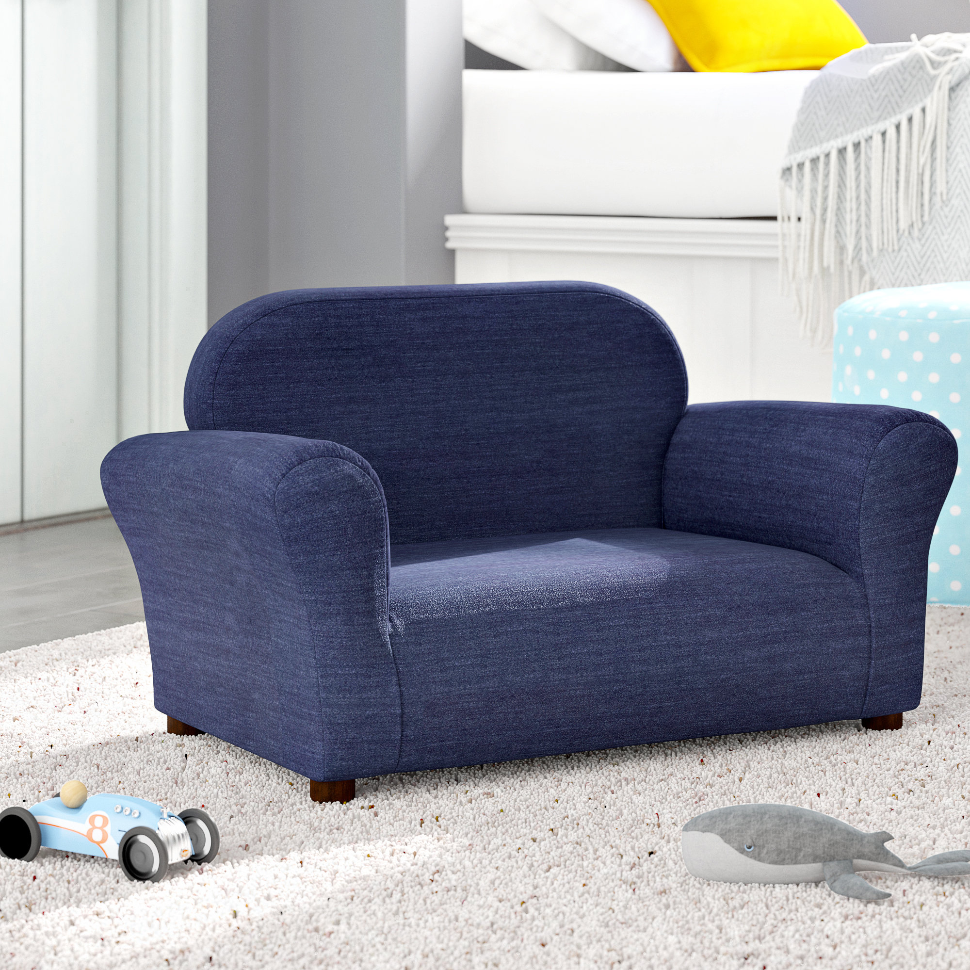 blue kids couch