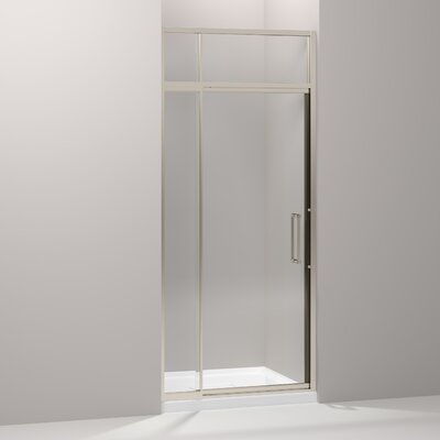 Lattis 36 X 895 Pivot Shower Door With Sliding Steam Transom