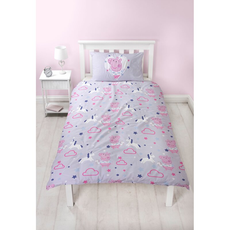 Peppa Pig Sleepy Duvet Cover Set Wayfair Co Uk