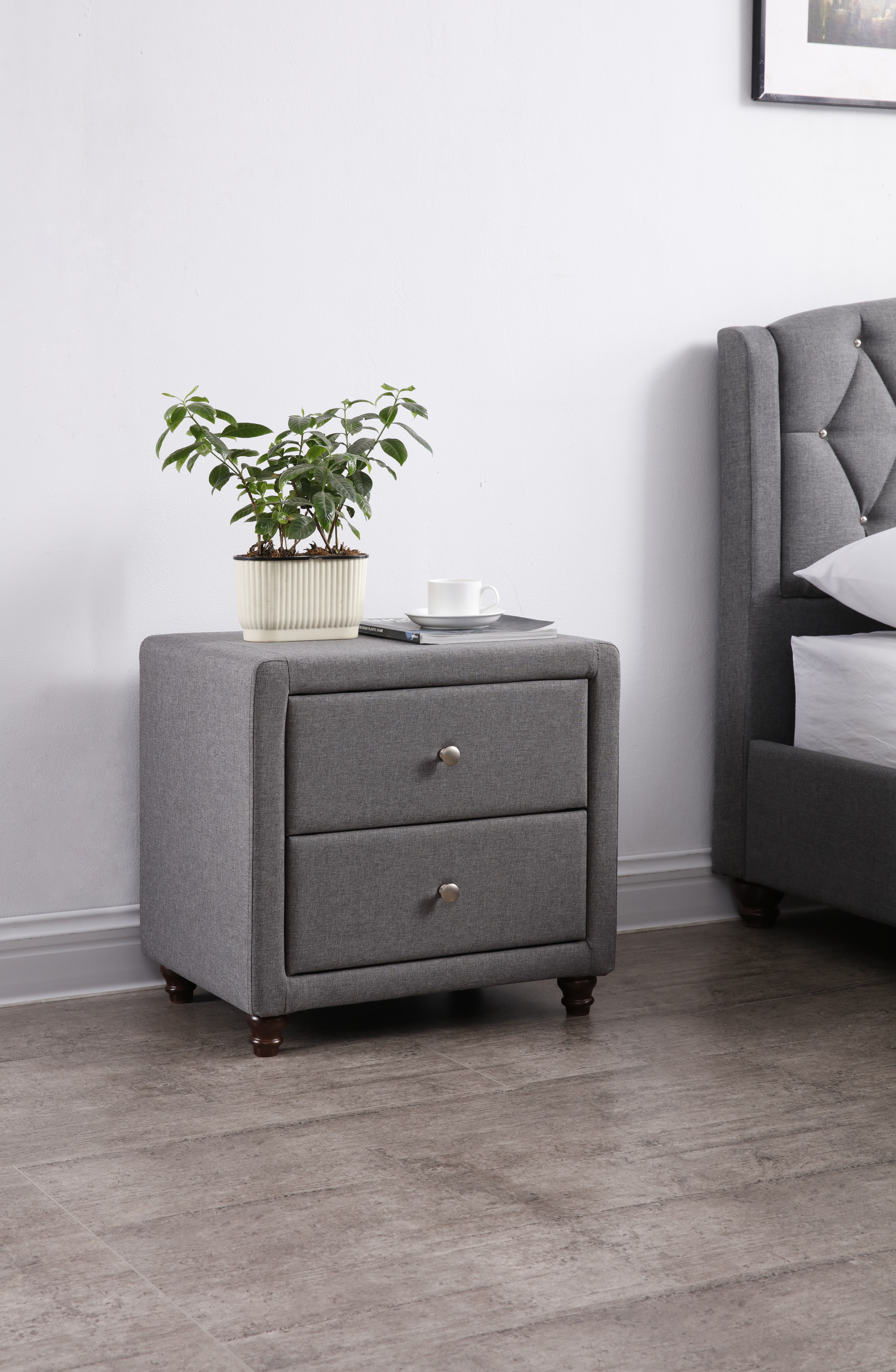 Marlow Home Co Stroble 2 Drawer Bedside Table Wayfair Co Uk