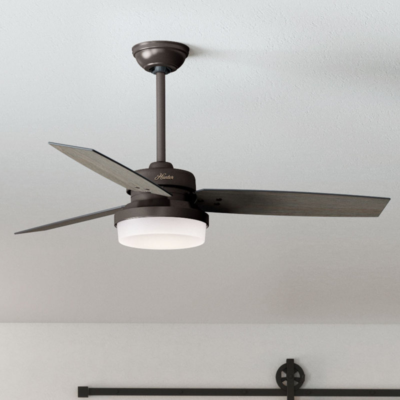Sentinel 3 Blade Ceiling Fan With Remote Light Kit Included