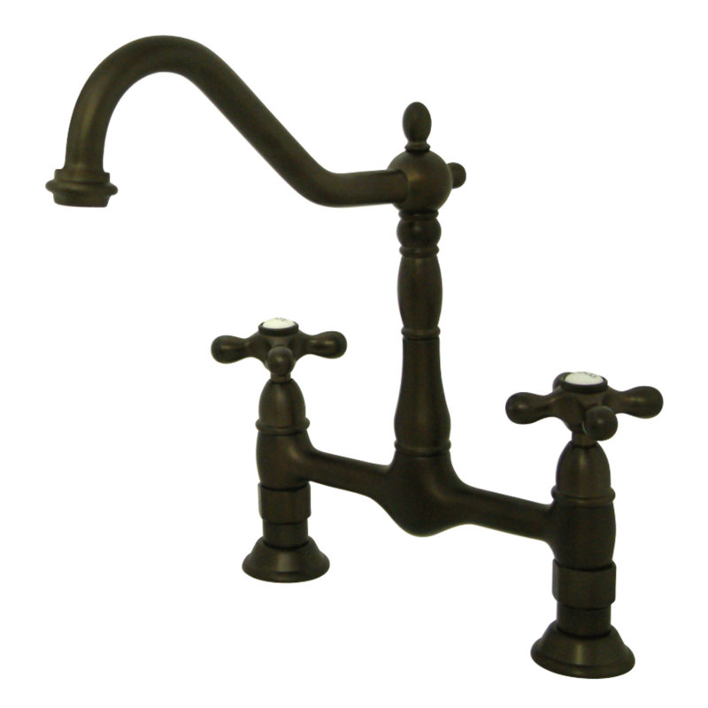 Kingston Brass Heritage Bridge Faucet Reviews Wayfair
