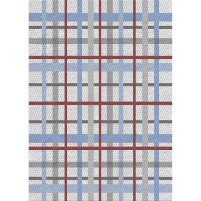 Hauppauge Plaid BlueBrown Area Rug Gracie Oaks Rug Size Rectangle 8 x 12