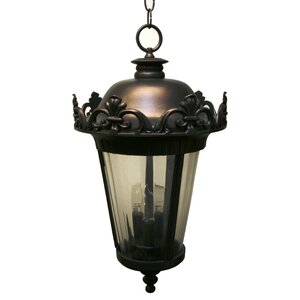Parisian Elegance 3-Light Outdoor Hanging Lantern