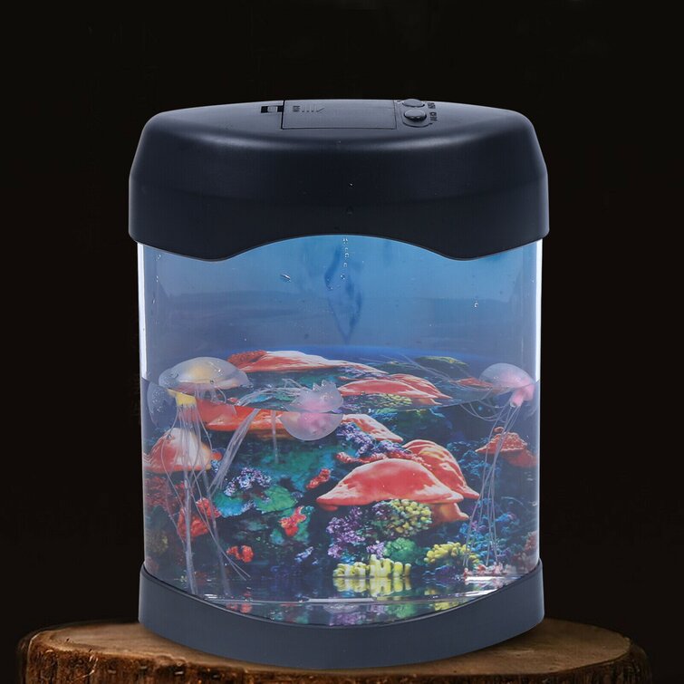 7 Color Changing LED Jellyfish Lamp JellyFish Tank Aquarium Mood Night Light