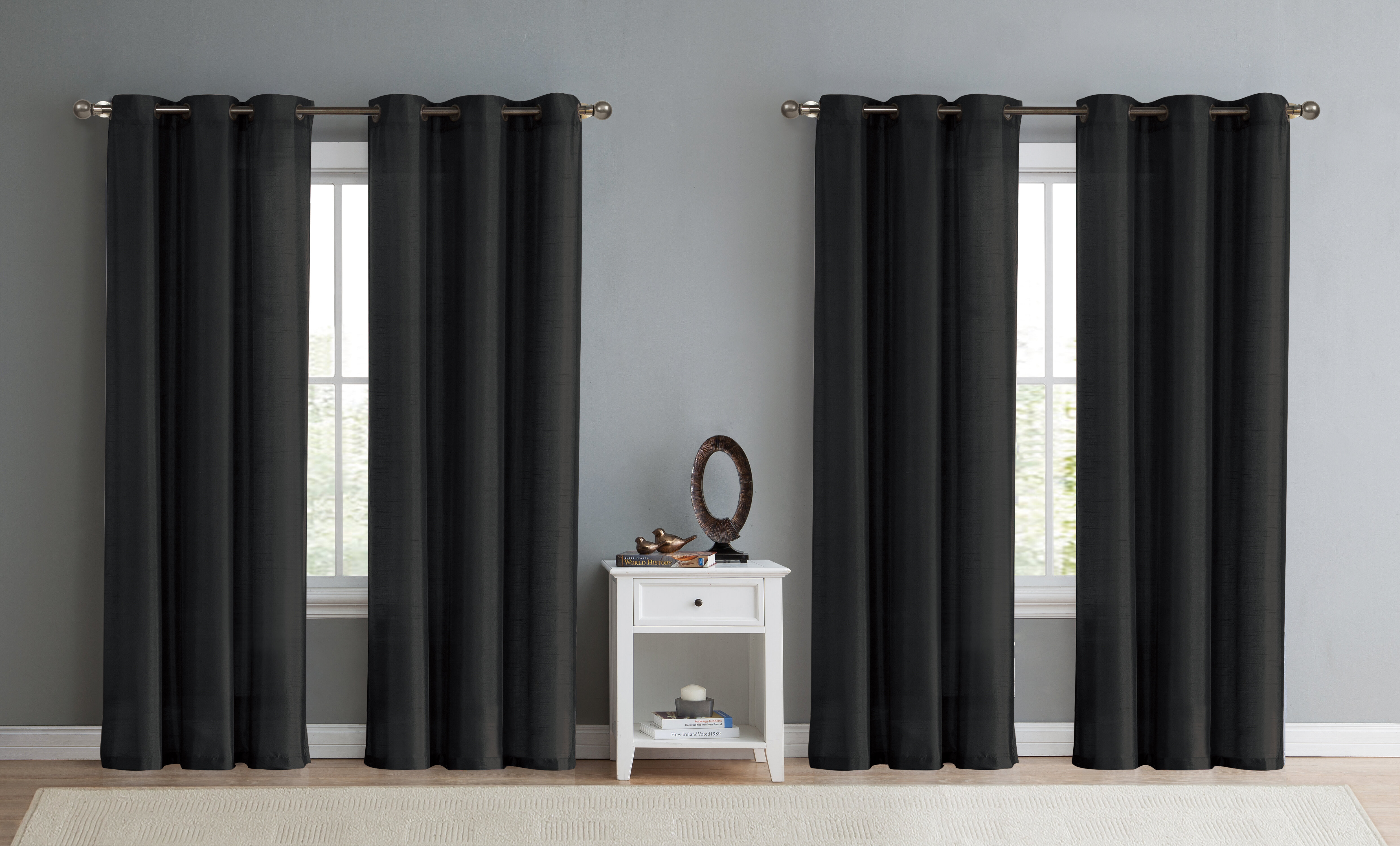 Latitude Run Sezis Solid Color Semi Sheer Curtain Panels Reviews Wayfair