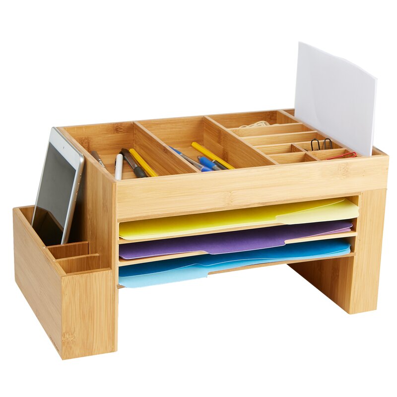 Mind Reader 16 Compartment Desk File Organizer Wayfair Ca